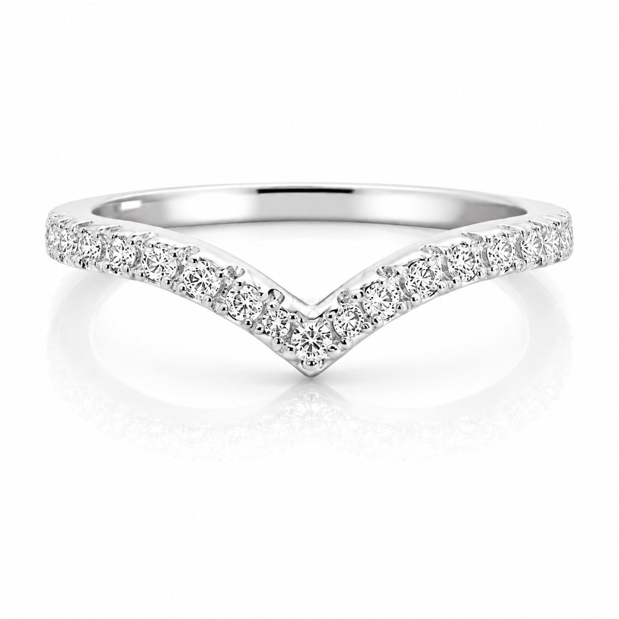 Hõbesõrmus moissaniitidega „Crystal V“
