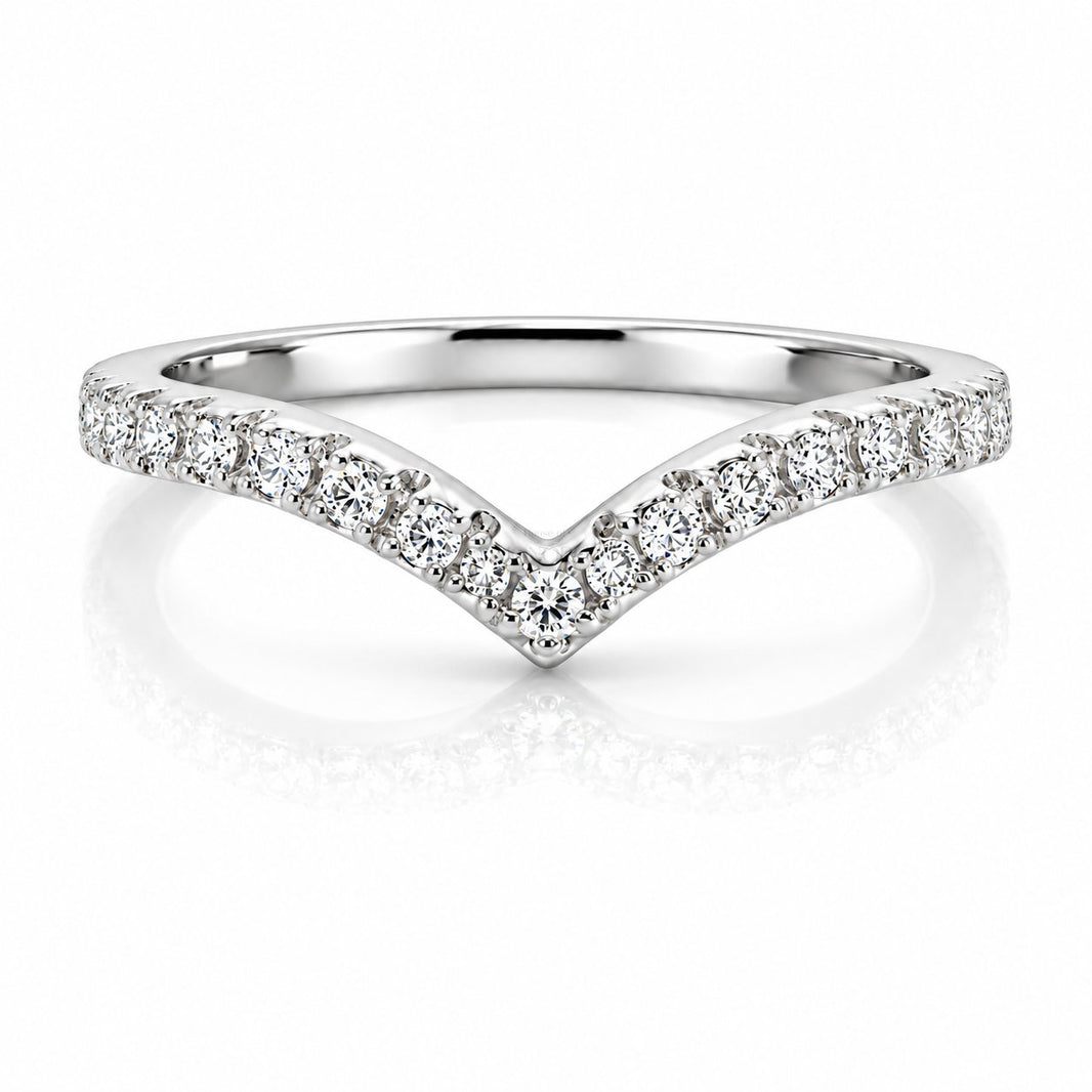 Hõbesõrmus moissaniitidega „Crystal V“ - MONOREE